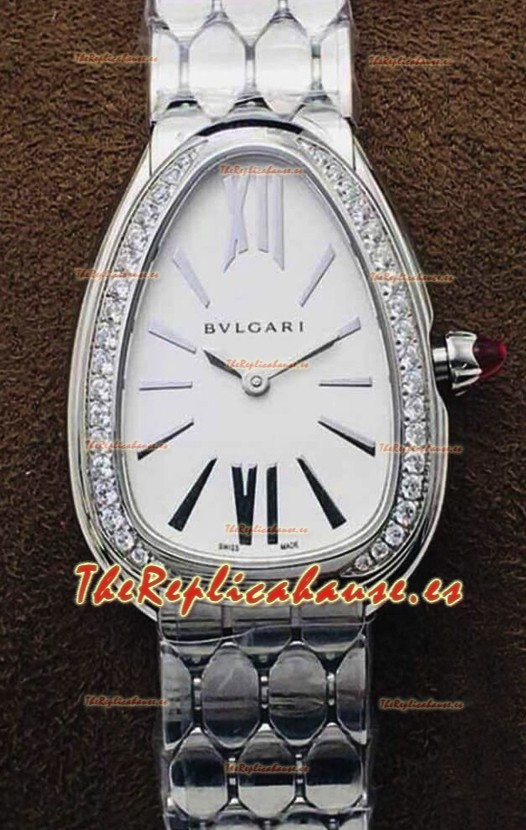 Bvlgari Edición Serpenti Seduttori Reloj en Acero Inoxidable - Réplica a Espejo 1:1