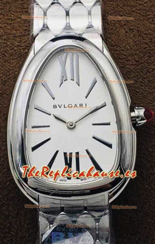 Bvlgari Edición Serpenti Seduttori Reloj en Acero Inoxidable - Réplica a Espejo 1:1