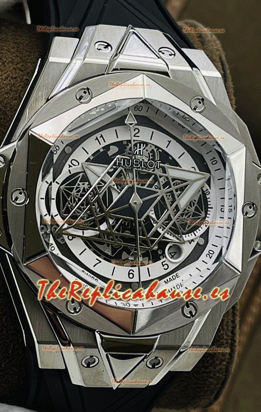 Hublot Big Bang UNICO Sang Bleu II Acero Inoxidable Calidad a Espejo 1:1 Reloj Réplica Suizo