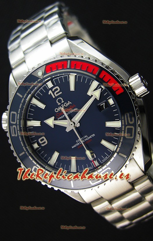 Omega Seamaster Planet Ocean Pyeong Chang 2018 Reloj Réplica Suizo a espejo 1:1