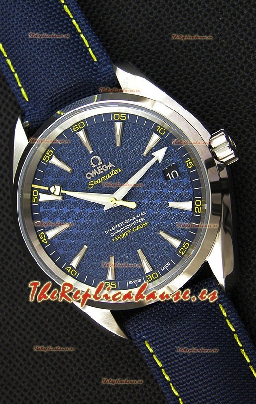 Omega Seamaster Aqua Terra Co-Axial SPECTRE Edición Limitada Reloj Réplica Suizo a Espejo 1:1