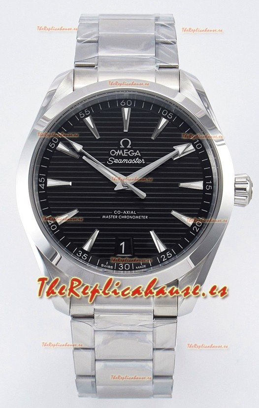Omega Aqua Terra 150M Dial Negro Caja Acero 904LRéplica Espejo 1:1 41MM 