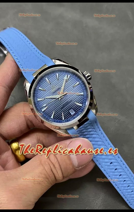 Omega Seamaster Aquaterra 150M Dial Azul Summer Reloj Réplica a Espejo 1:1