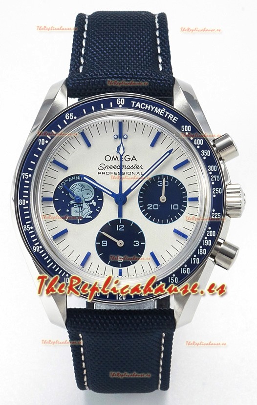 Omega Speedmaster 50th Anniversary Super Clone Snoopy Reloj Réplica en Correa de Nylon