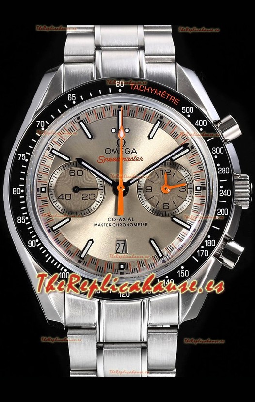 Omega Speedmaster Super Clone Racing Co-Axial Master Chronograph Reloj Réplica Suizo Dial Acero