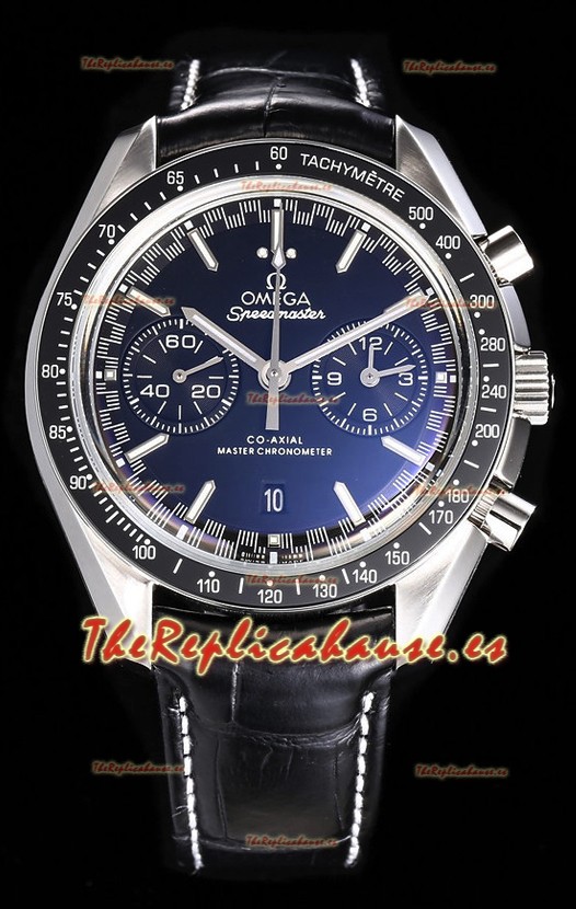 Omega Speedmaster Super Clone Racing Co-Axial Master Chronograph Reloj Réplica Suizo Dial Negro