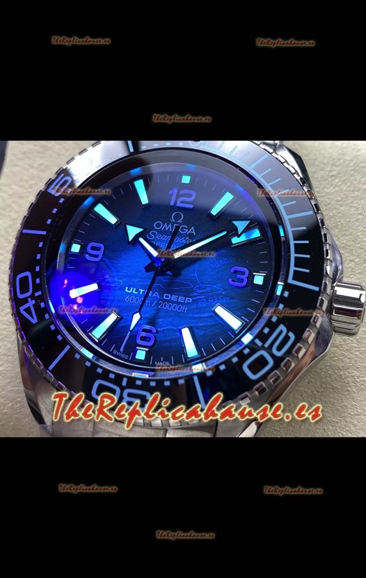 Omega Super Clone Seamaster Planet Ocean 600M Ultra Deep Edition 45.50mm Reloj Réplica