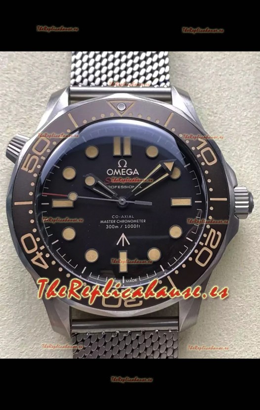 Omega Super Clone Seamaster 300M No Time To Die Edition Caja Titanio Reloj Réplica
