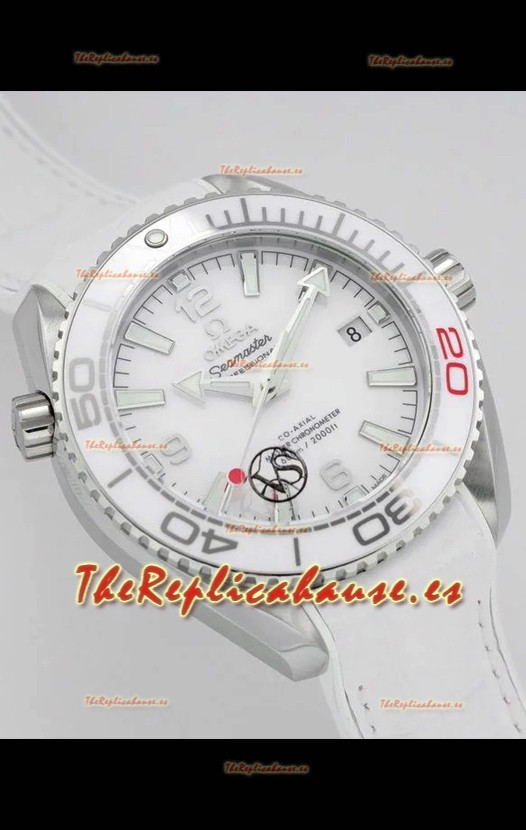 Omega Seamaster Planet Ocean Swiss Watch 39MM - Réplica Espejo 1:1 correa de Goma