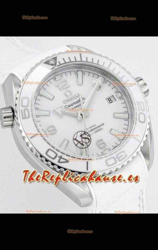 Omega Seamaster Planet Ocean Swiss Watch 39MM - Réplica Espejo 1:1 Correa Piel