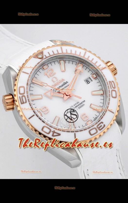 Omega Seamaster Planet Ocean Swiss Watch 39MM - Réplica Espejo 1:1 Correa Piel