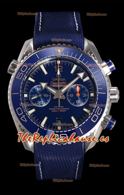 Omega Super Clone Planet Ocean 600M Cronógrafo Acero 904L Reloj Réplica