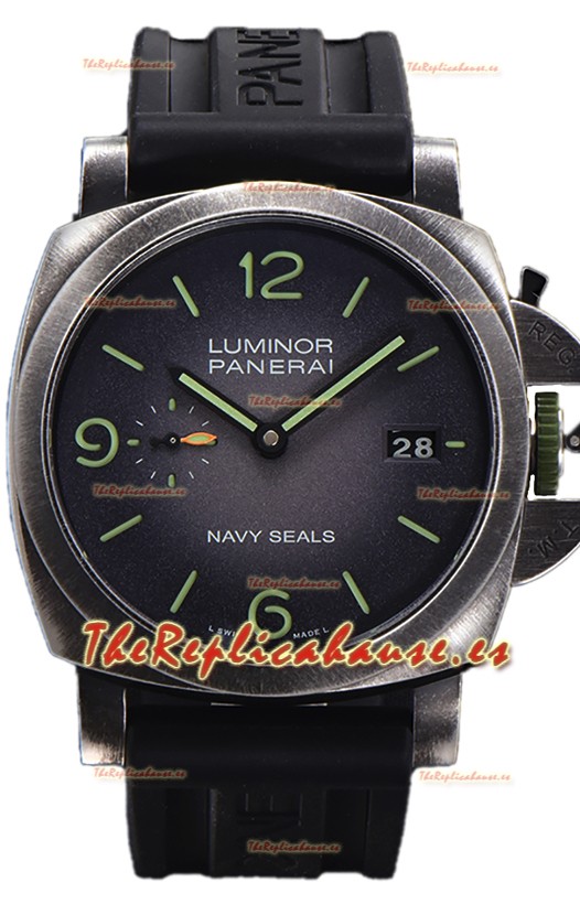 Panerai Luminor Marina PAM1412 Edición Navy Seals Reloj Réplica Espejo 1:1 44MM