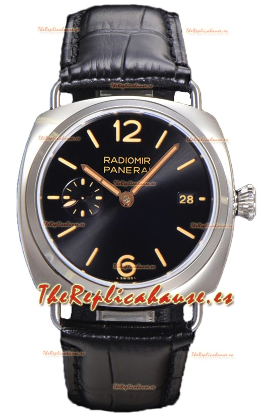 Panerai Radiomir PAM1294 Quaranta 40MM Dial Acero 904L Negro Reloj en Réplica Espejo 1:1 