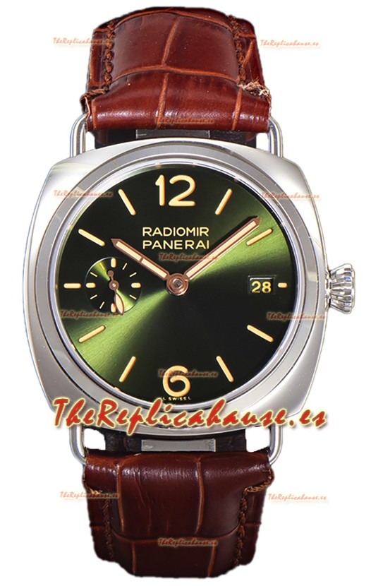 Panerai Radiomir PAM1573 Quaranta 40MM Acero 904L Dial Verde Reloj en Réplica Espejo 1:1 