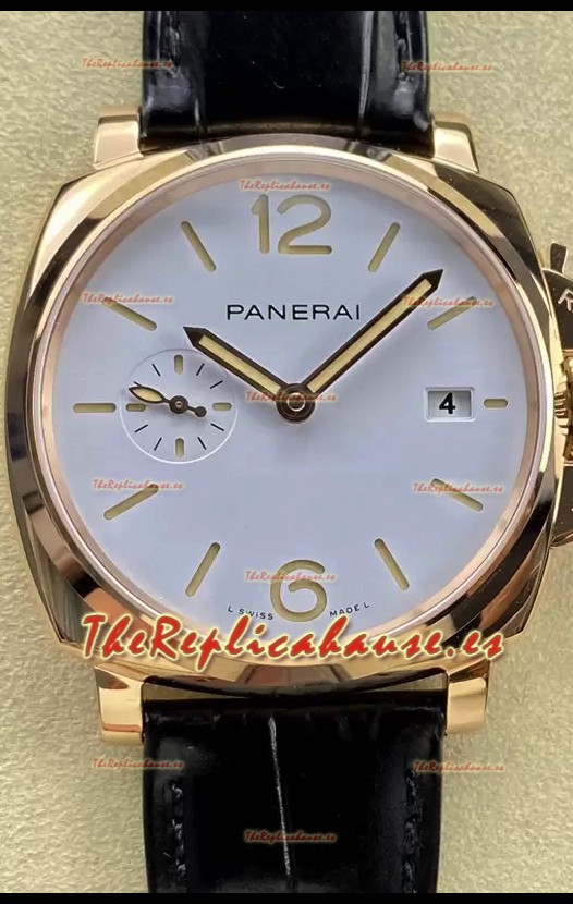 Panerai Luminor Due Edición PAM1336 Reloj Réplica Suizo a Espejo 1:1 Dial Blanco