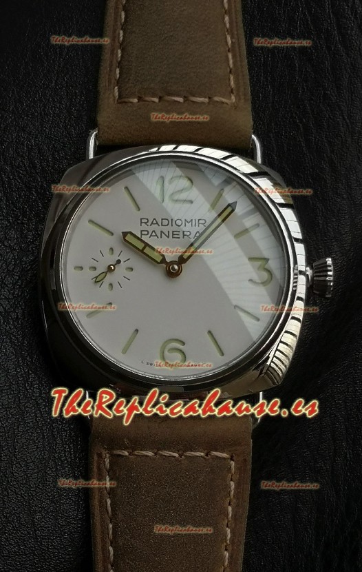Panerai Super Clone Radiomir PAM1384 Reloj Réplica Suizo- 45MM Dial Blanco 