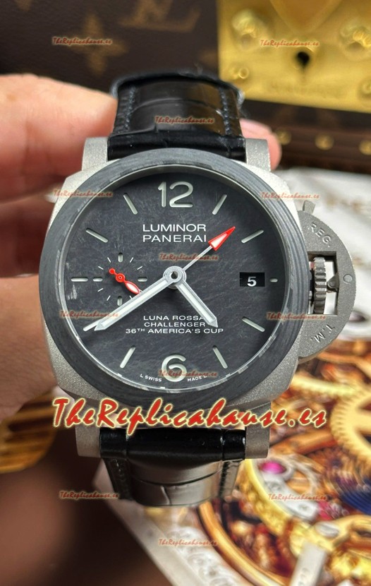 Panerai Luminor Super Clone PAM01096 Luna Rossa Challenger Reloj Titanio