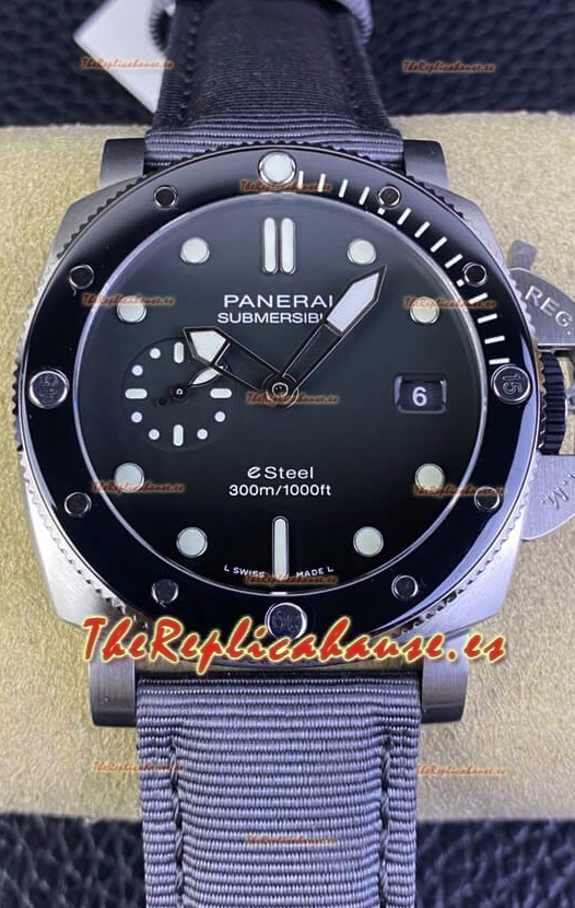 Panerai PAM01288 Submersible QuarantaQuattro ESteel Grigio Roccia Réplica a Espejo 1:1
