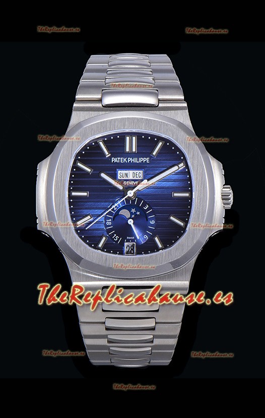 Patek Philippe Nautilus 5726A Dial Azul Reloj Répliza 1:1 Versión 2022 Actualizada