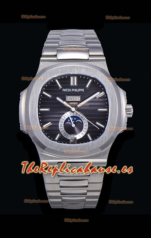 Patek Philippe Nautilus 5726A Dial Negro Reloj Réplica 1:1 Versión 2022 Actualizada