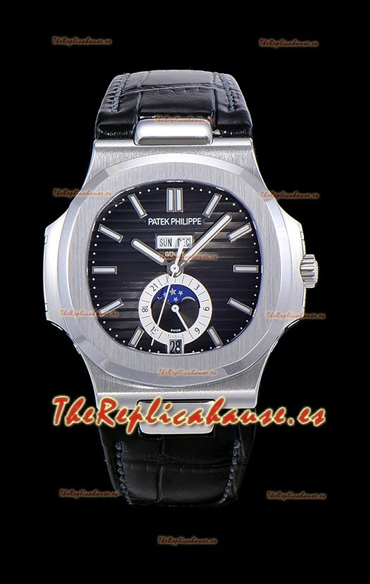 Patek Philippe Nautilus 5726A Dial Negro Reloj Réplica 1:1 Versión 2022 Actualizada