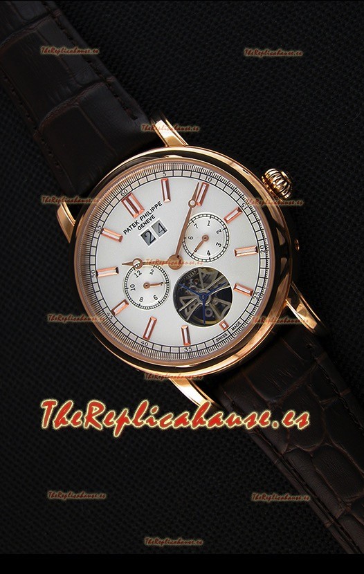 Patek Philippe Japanese Tourbillon Reloj Réplica Caja en Oro Rosado