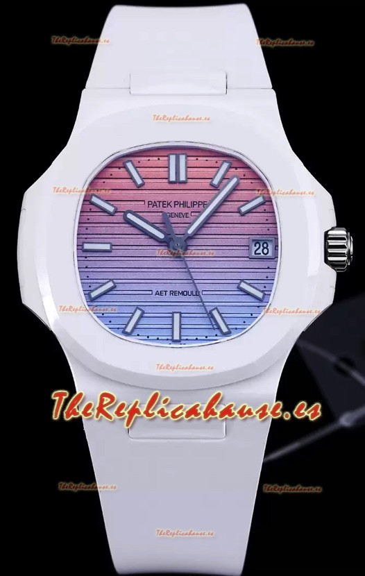Patek Philippe Nautilus 5711 Edición AET Blanca Reloj Réplica Suizo