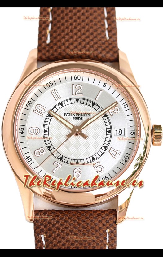 Patek Philippe Calatrava 6007R Dial Acero Oro Rosado Reloj Réplica Espejo 1:1