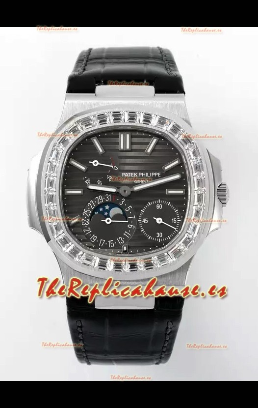 Patek Philippe Nautilus 5712/1A 1:1 Quality Reloj Réplica Suiza en Dial Gris