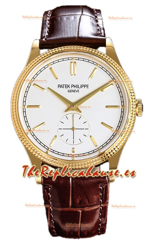 Patek Philippe Calatrava 6119G Caja Oro Amarillo Reloj Reloj Réplica Espejo 1:1 