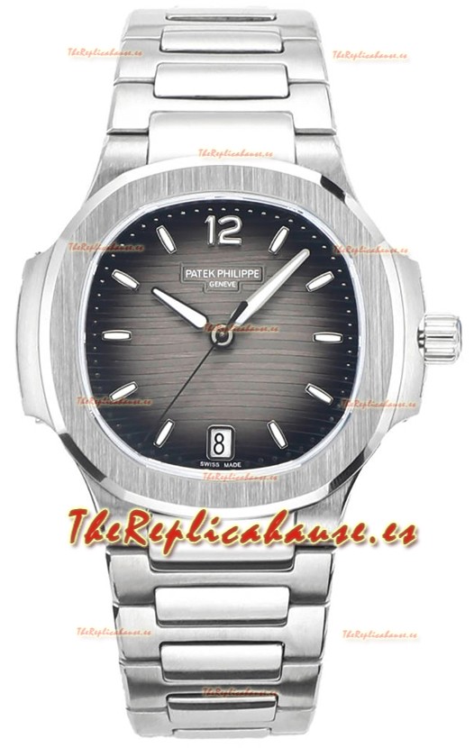 Patek Philippe Nautilus 7118 35MM 1:1 Dial Gris Acero Inoxidable Reloj Superclone 1:1