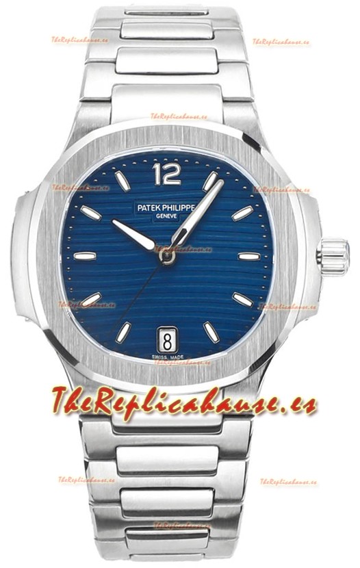 Patek Philippe Nautilus 7118 35MM 1:1 Acero Inoxidable Dial Azul Reloj Superclone 1:1