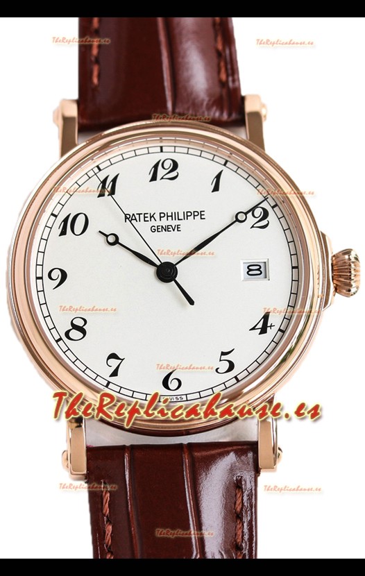 Patek Philippe Calatrava 5153J Oro Rosado Reloj Réplica Suiza Espejo 1:1