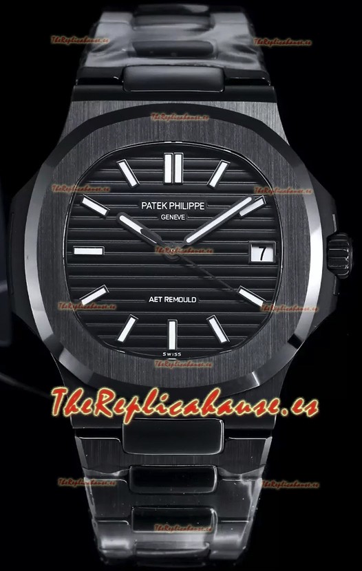 Patek Philippe Nautilus 5711 AET Remould Edición Cerámica Negra Reloj Réplica Suiza