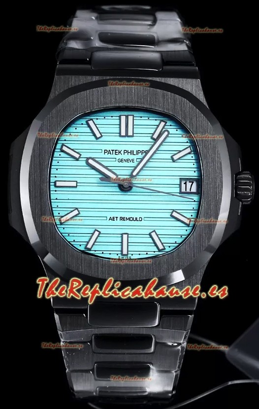 Patek Philippe Nautilus 5711 AET Remould Edición Cerámica Negra Tiffany Verde Reloj Réplica Suiza