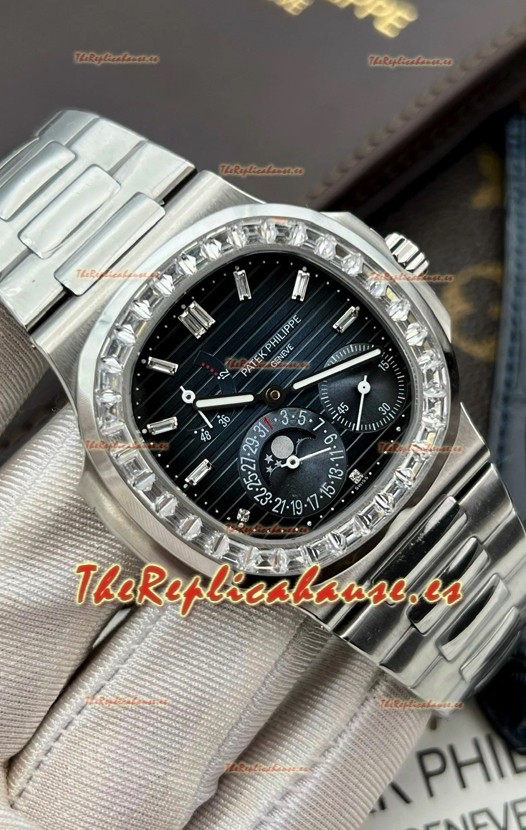 Patek Philippe Nautilus 5712G 1:1 Quality Reloj Réplica Suiza en Dial Azul