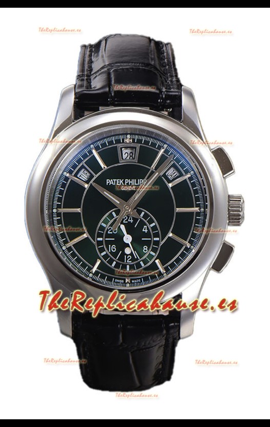 Patek Philippe 5205 Complications Moonphase Dial Verde Reloj Réplica Suiza Espejo 1:1