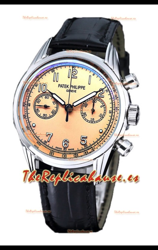 Patek Philippe Complications 5162G Rose-Gilt Opaline Dial Aceor Inoxidable Reloj Réplica Suiza 