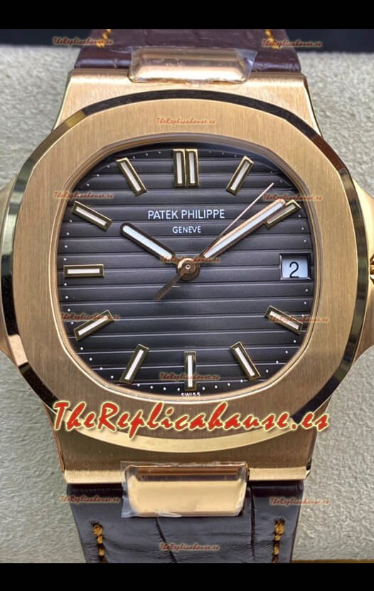 Patek Philippe Nautilus 5711 Acero 904L Actualizado 2023 Reloj Réplica - Dial Gris