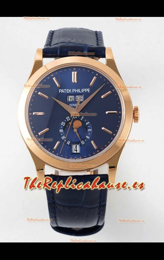 Patek Philippe Annual Calendar 5396R Complications Reloj Réplica Suizo Dial Azul