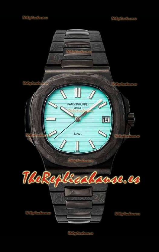 Patek Philippe Nautilus 5711 Edición DiW Cerámica/Carbono Reloj Réplica Suizo Espejo 1:1