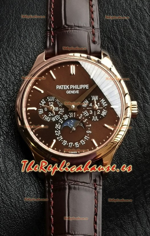 Patek Philippe Complications 5327R-001 Dial Marrón Reloj Réplica Suizo