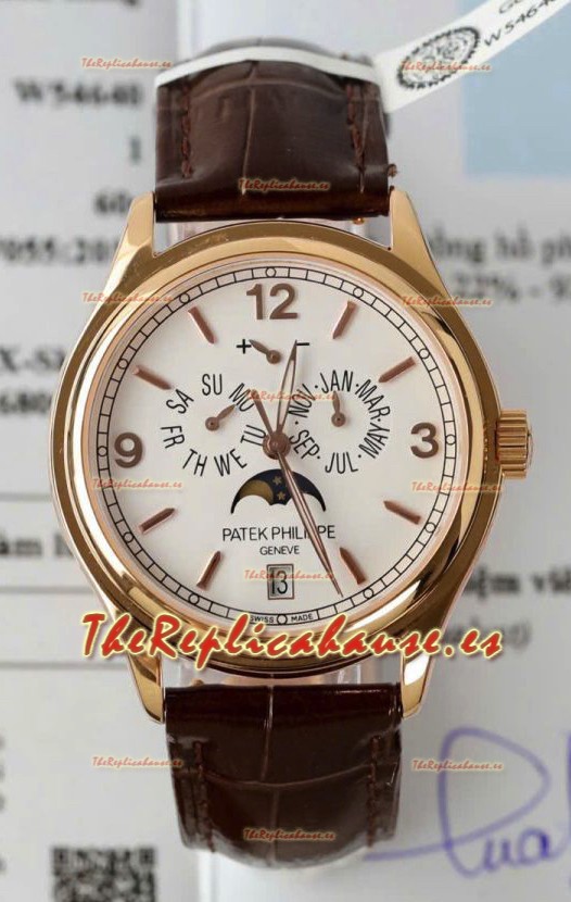 Patek Philippe Complications 4946R Reloj Réplica Suizo en Dial Blanco 