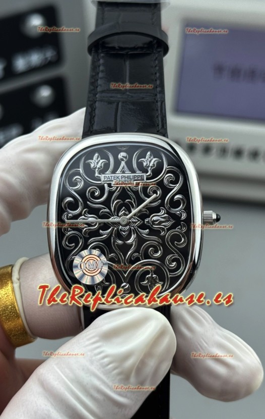 Patek Philippe 5738 Elipse Black Enamel Reloj Réplica Cuarzo Suizo