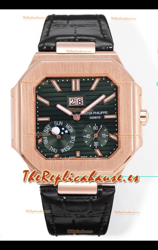 Patek Philippe Cubitus 5822 Caja Oro Rosado Dial Marrón Reloj Réplica Suizo