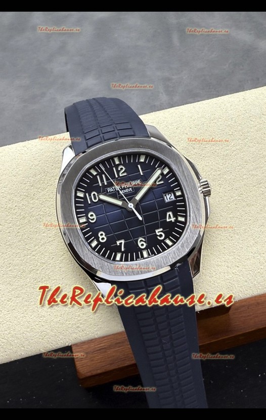 Patek Philippe Aquanaut Super Clone 5168G Dial Azul Reloj Réplica Acero 904L 