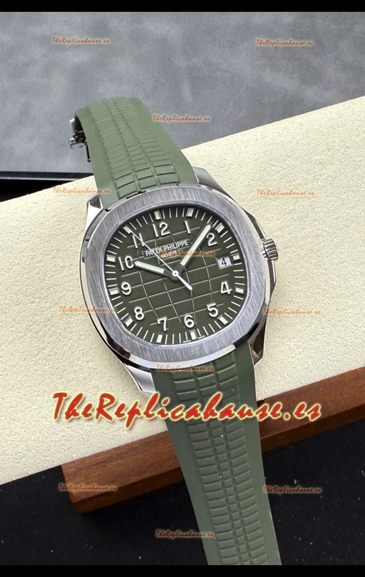 Patek Philippe Aquanaut Super Clone 5168G Dial Verde Reloj Réplica Acero 904L