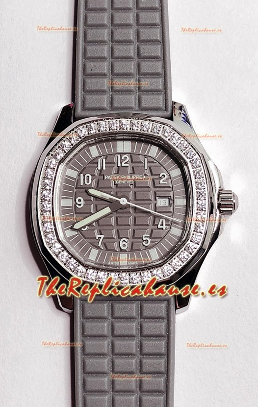 Patek Philippe Super Clone Aquanaut LUCE 5069-001 Quartz en Dial Gris 35MM
