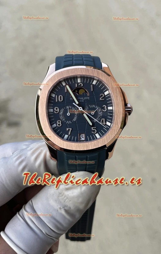 Patek Philippe Super Clone Aquanaut 5261R Réplica Suiza en Oro Rosado - Edición Espejo 1:1